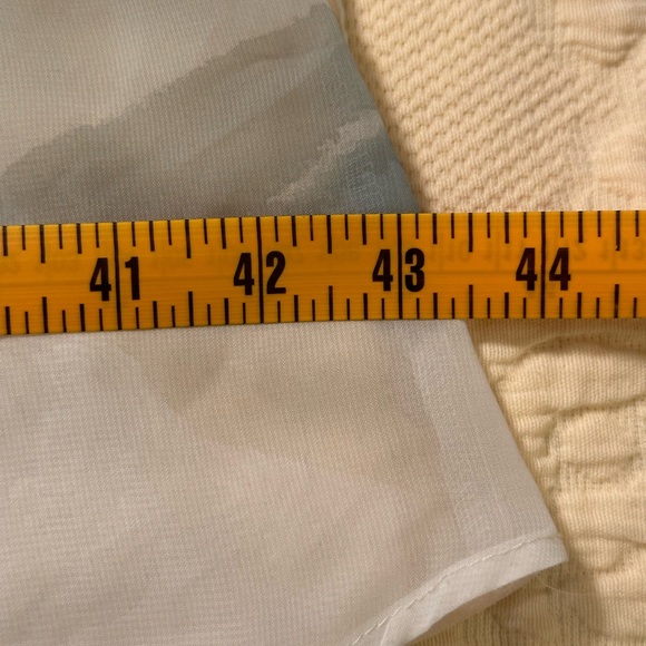 C est 1946 Sheer Lined Pastel Multi Color Long Gown Maxi Dress 55” - Picture 13 of 15